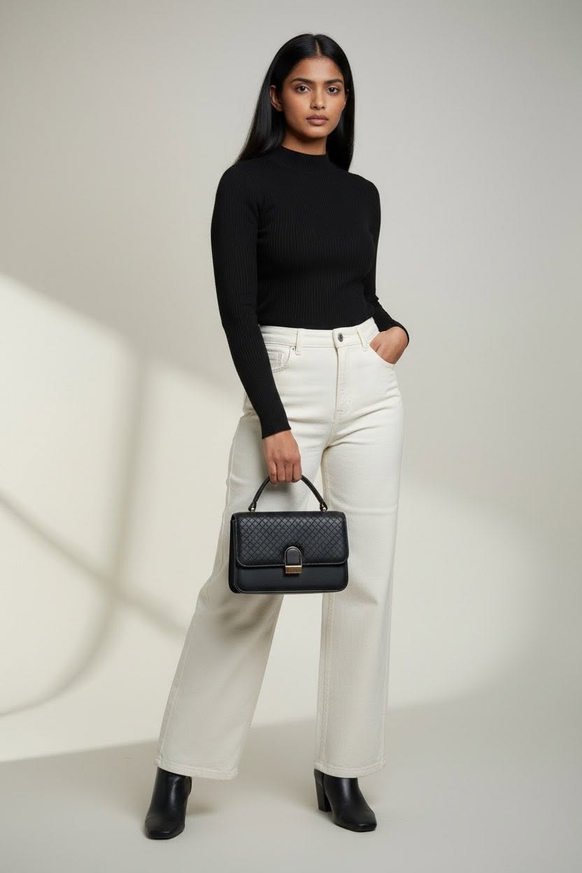 Fashion Model Tote Look
